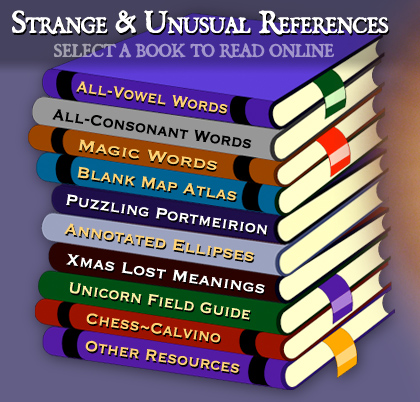 Strange & Unusual Dictionaries: Select a Book to Read Online